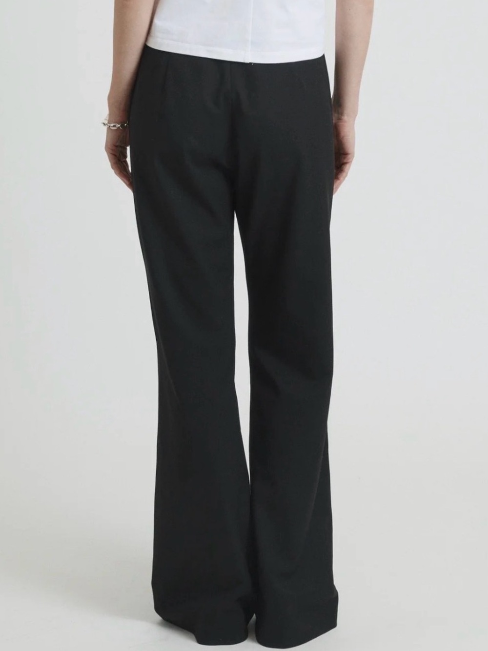 ERA by Jordan Risa Jordan Trouser in Black Suiting Twill Adjustable Waist Sz XL